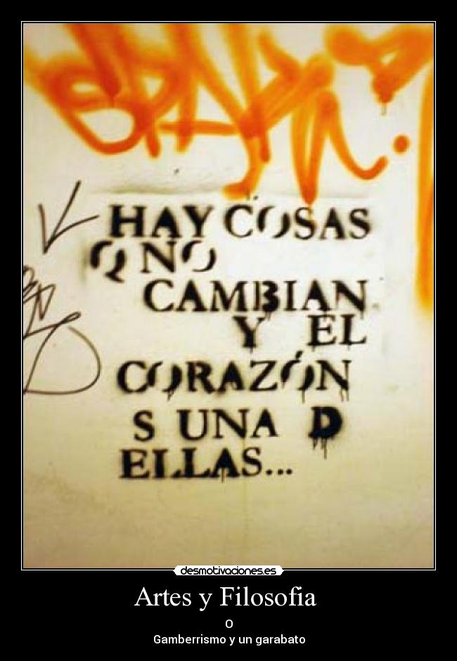 Artes y Filosofia -