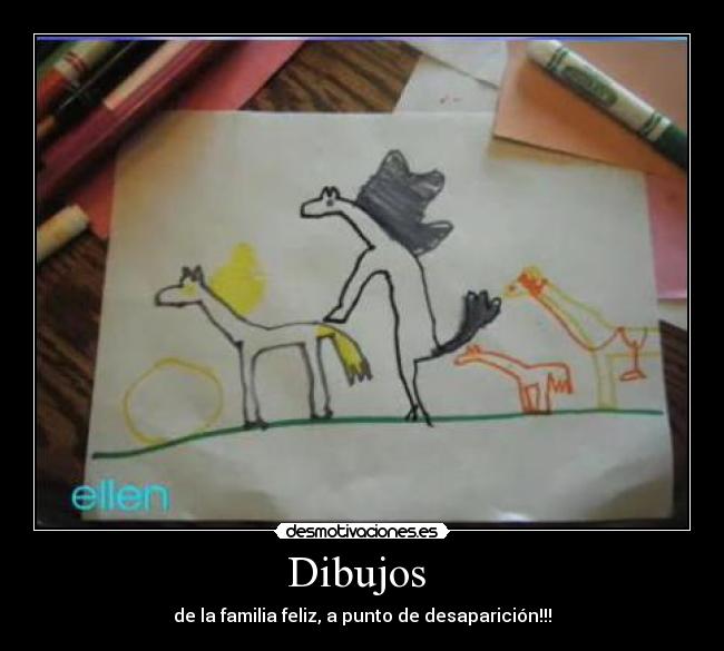 Dibujos - de la familia feliz, a punto de desaparición!!!
