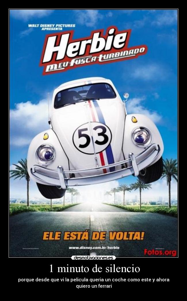 1 minuto de silencio -