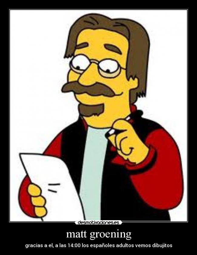 matt groening -