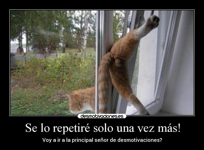 Se lo repetiré solo una vez más! -