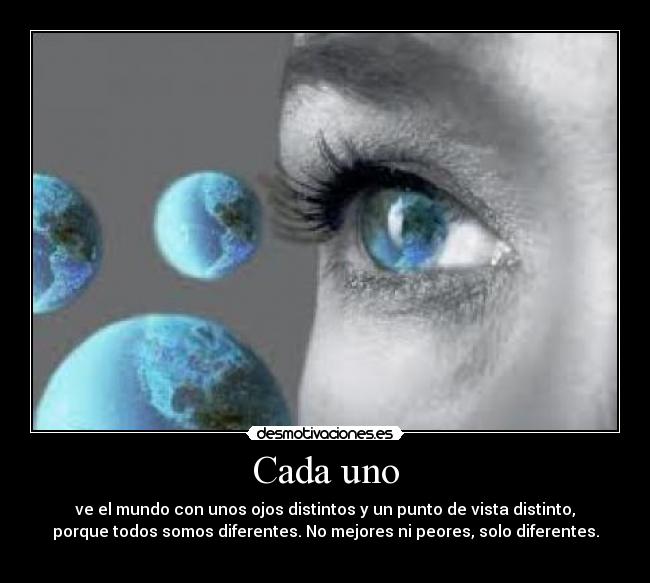 carteles cada uno diferente distinto desmotivaciones