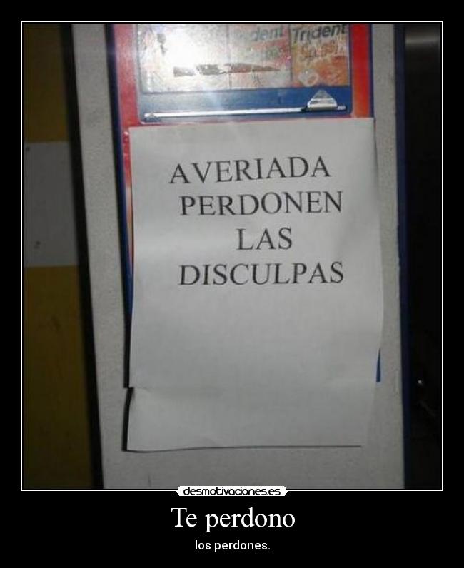carteles perdon perdones zetta desmotivaciones