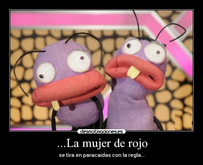 ...La mujer de rojo -