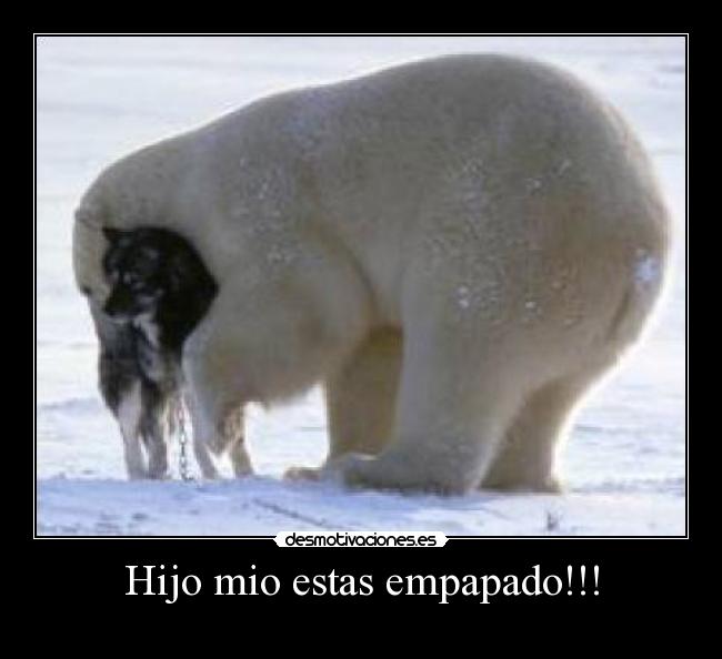 Hijo mio estas empapado!!! - 