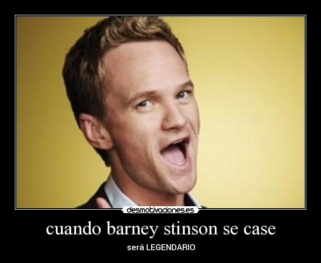 cuando barney stinson se case -