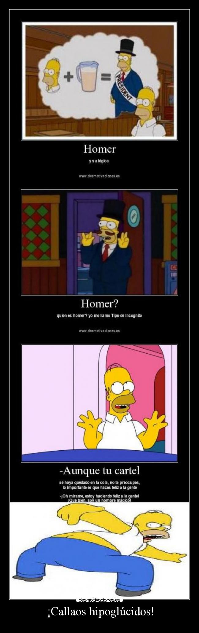 ¡Callaos hipoglúcidos! -