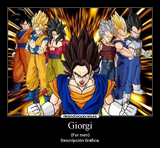 Giorgi - (For men)
Descripción Gráfica.