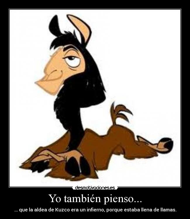 Yo también pienso... -