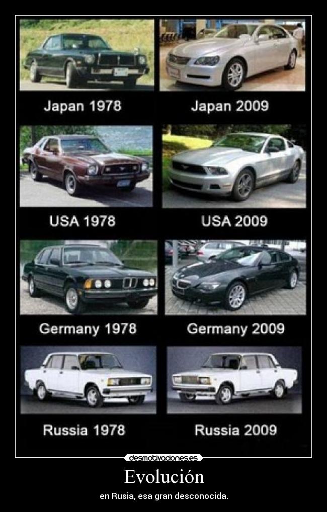 Evolución - en Rusia, esa gran desconocida.