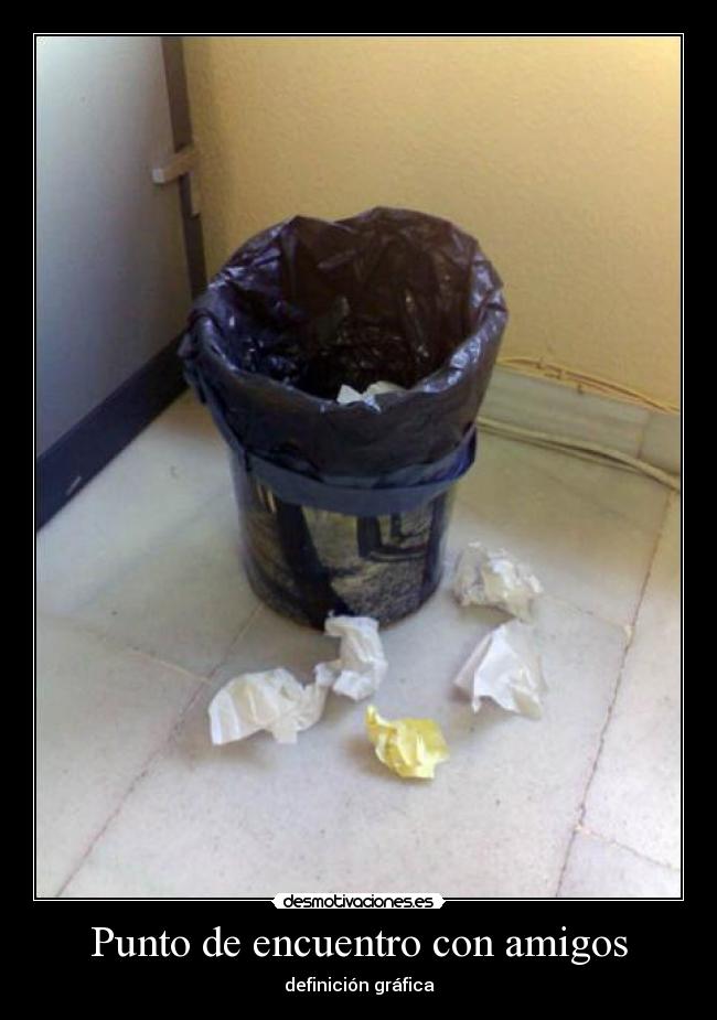 Punto de encuentro con amigos - definición gráfica