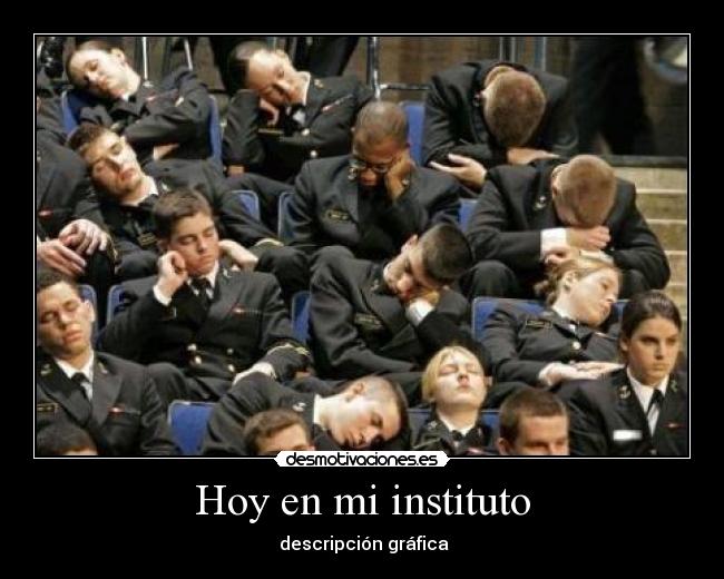 Hoy en mi instituto -