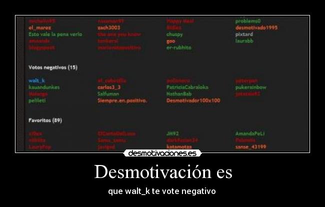 Desmotivación es -