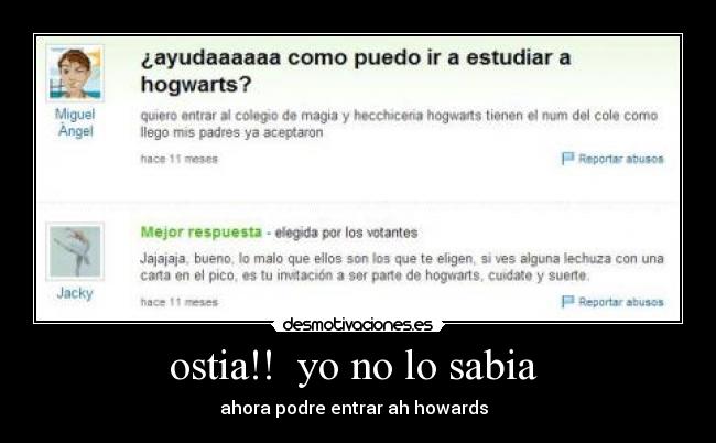 carteles harry potter howards ostias desmotivaciones