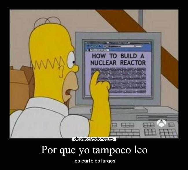 Por que yo tampoco leo -