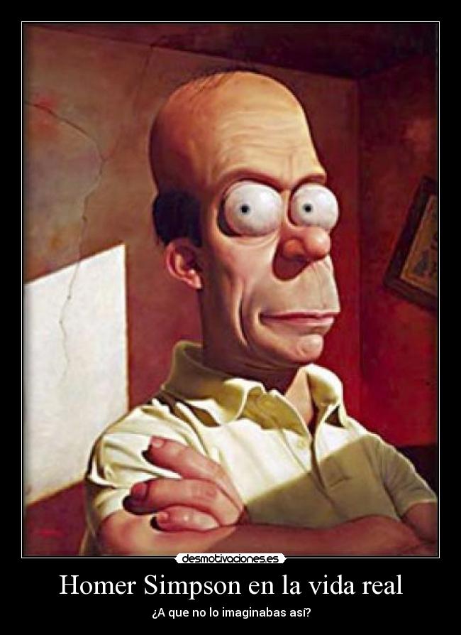 Homer Simpson en la vida real -
