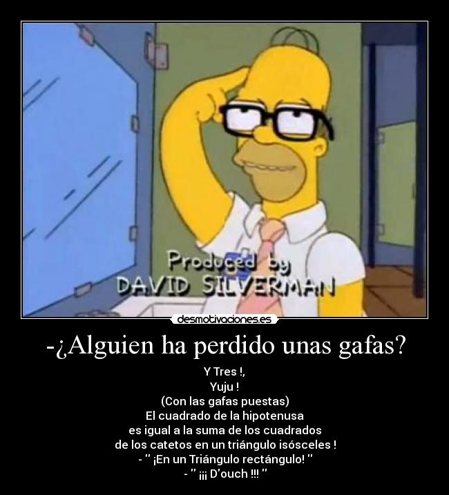 -¿Alguien ha perdido unas gafas? -