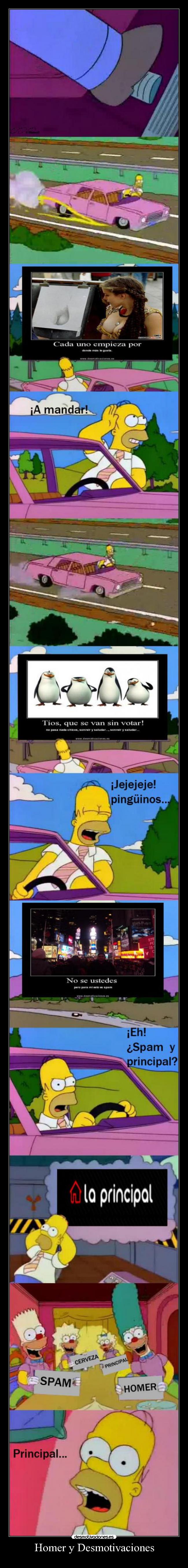 Homer y Desmotivaciones - 