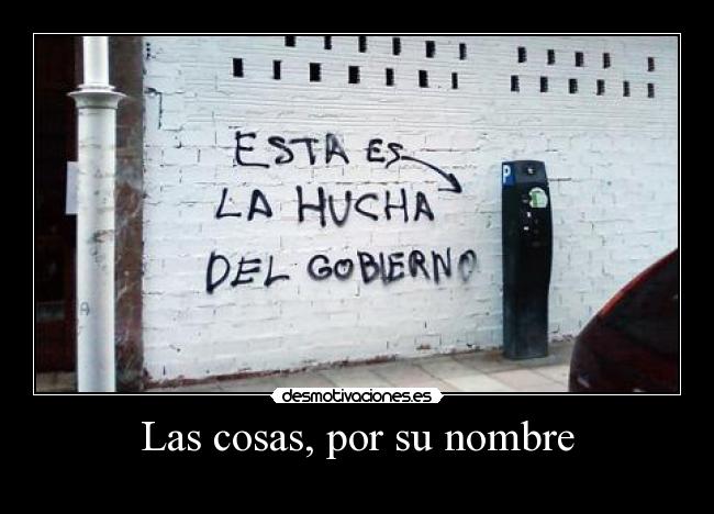 Las cosas, por su nombre - 