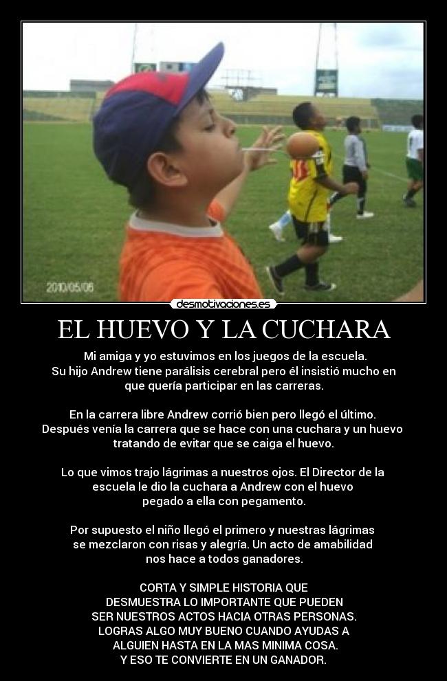 EL HUEVO Y LA CUCHARA -