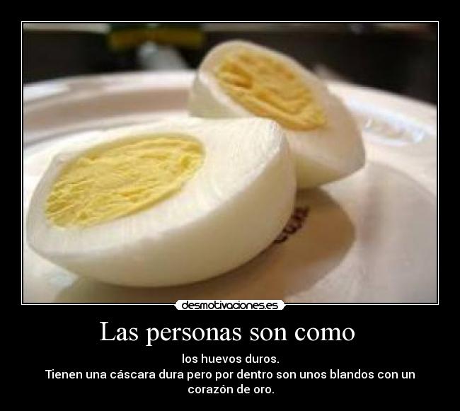 Las personas son como -