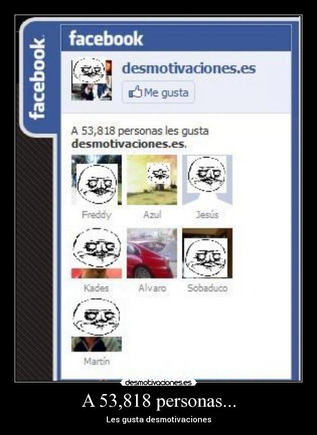 A 53,818 personas... - 