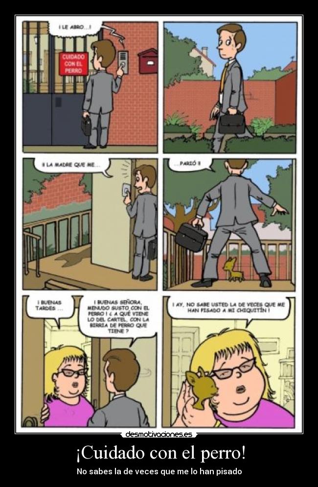 ¡Cuidado con el perro! Desmotivaciones