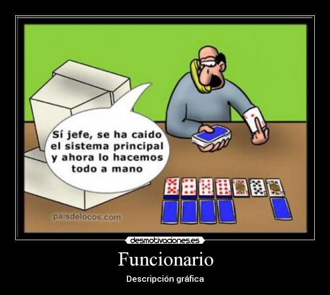 carteles funcionario desmotivaciones