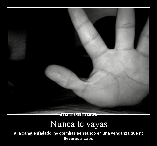 Nunca te vayas - 