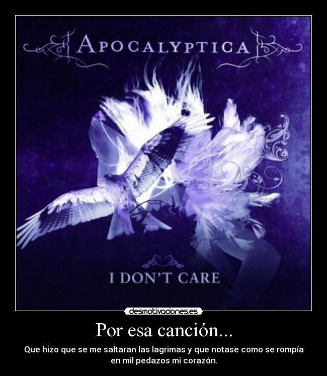 Por esa canción... - 