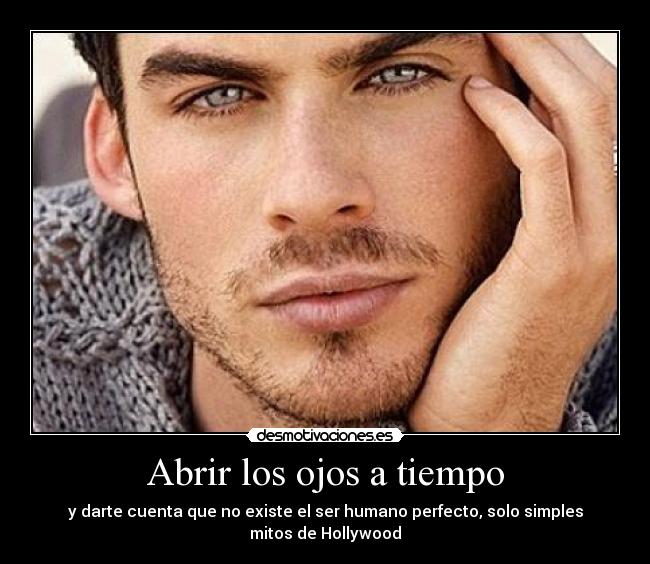 Abrir los ojos a tiempo -