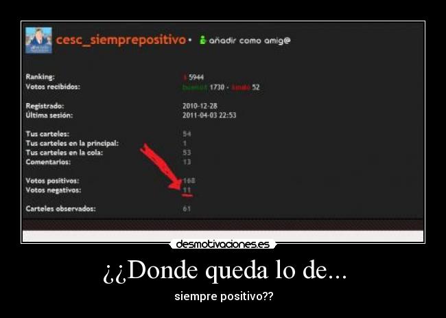 carteles positivo desmotivaciones