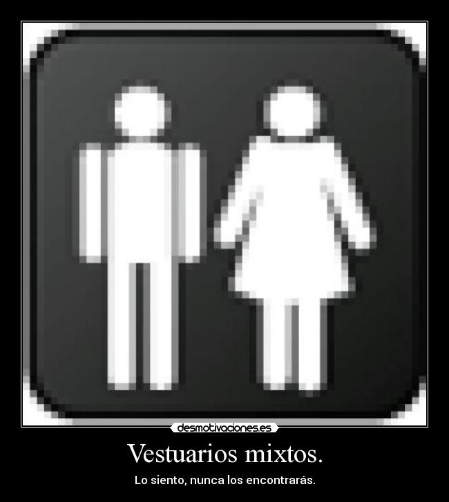 Vestuarios mixtos. - 