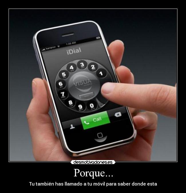 Porque... -