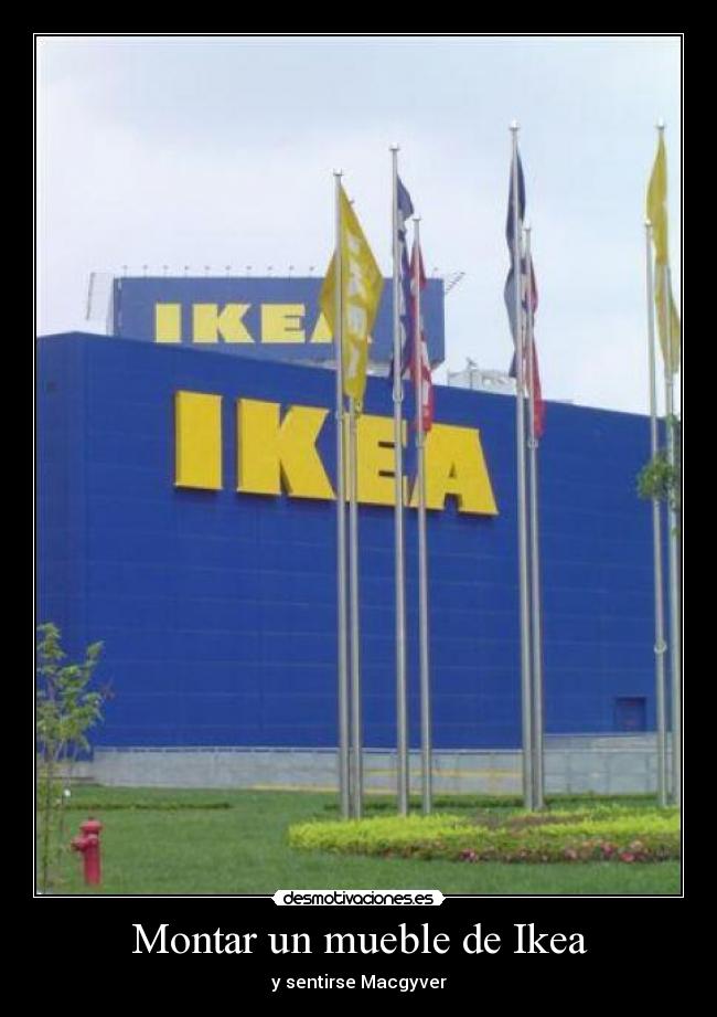 Montar un mueble de Ikea -