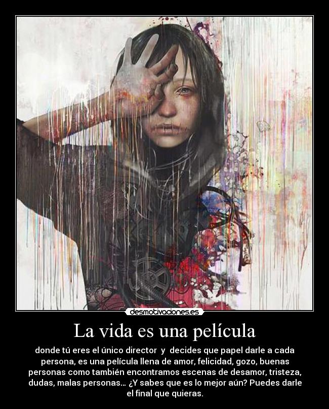 carteles vida pelicula desmotivaciones