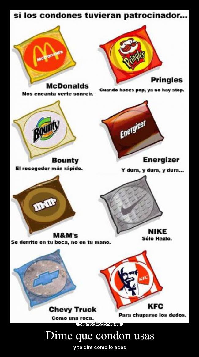 Dime que condon usas -