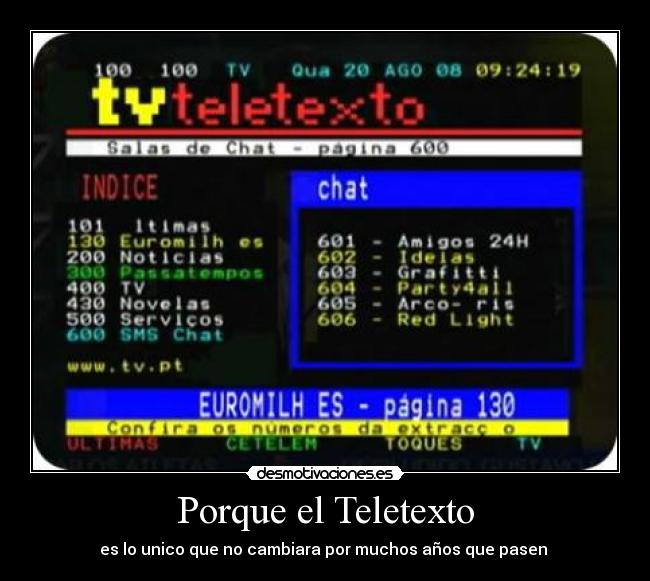 Porque el Teletexto - 