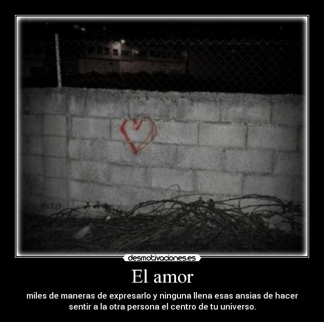 El amor - 