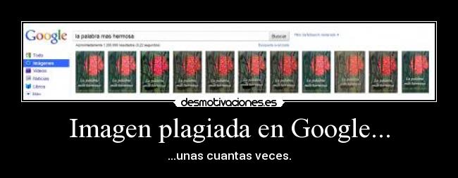 Imagen plagiada en Google... - 