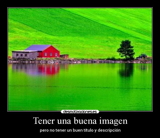 Tener una buena imagen -