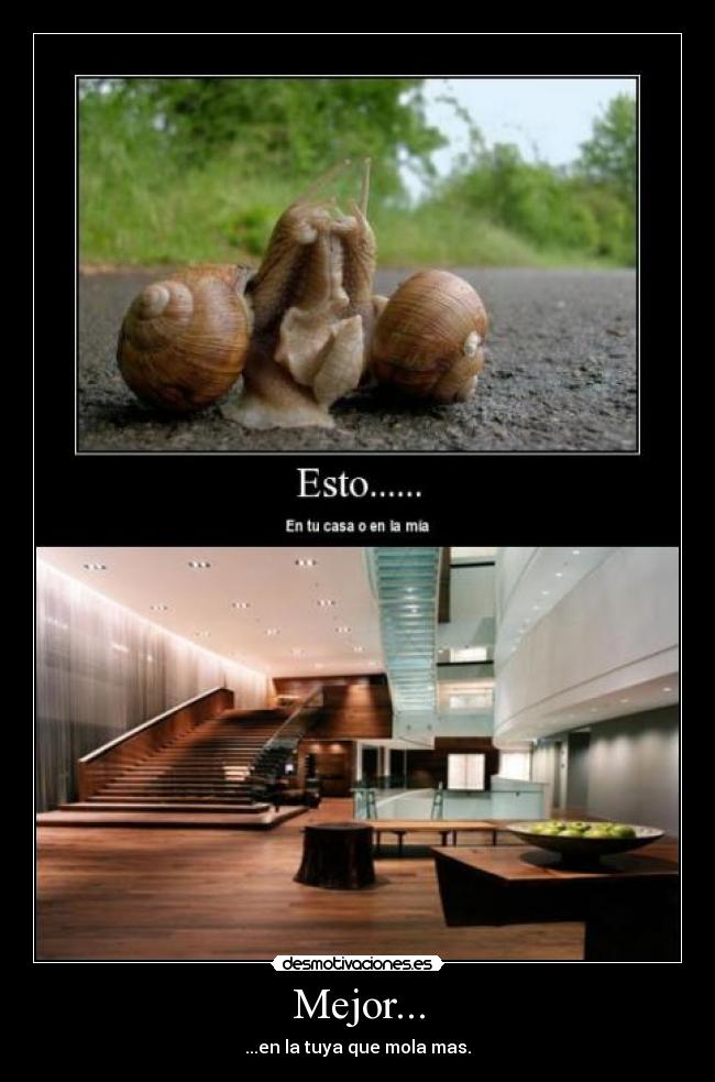 Mejor... - ...en la tuya que mola mas.