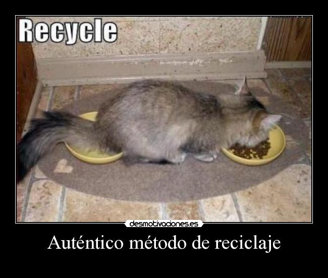 Auténtico método de reciclaje -