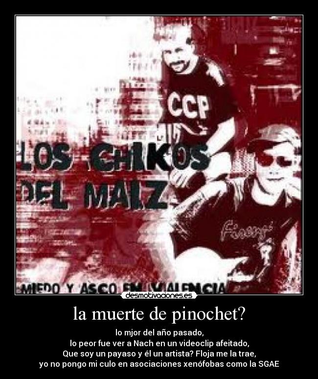 la muerte de pinochet? -