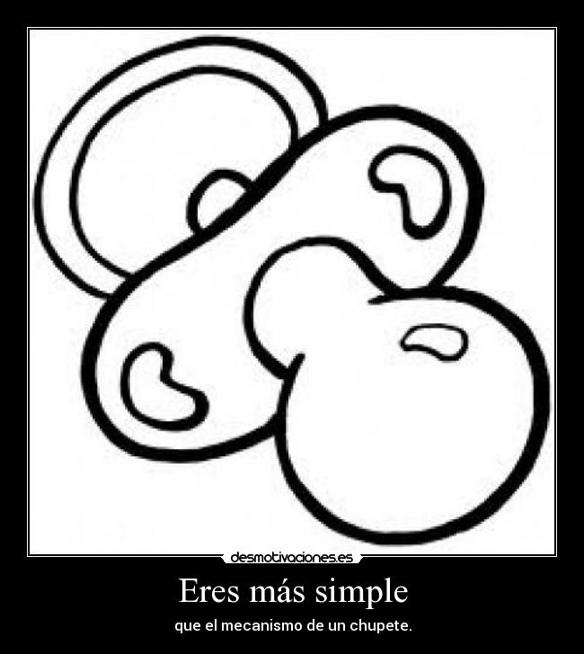 Eres más simple - 