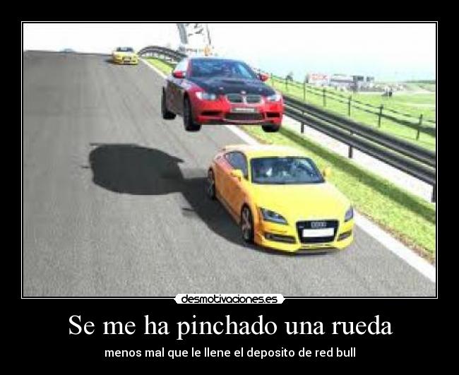 Se me ha pinchado una rueda -