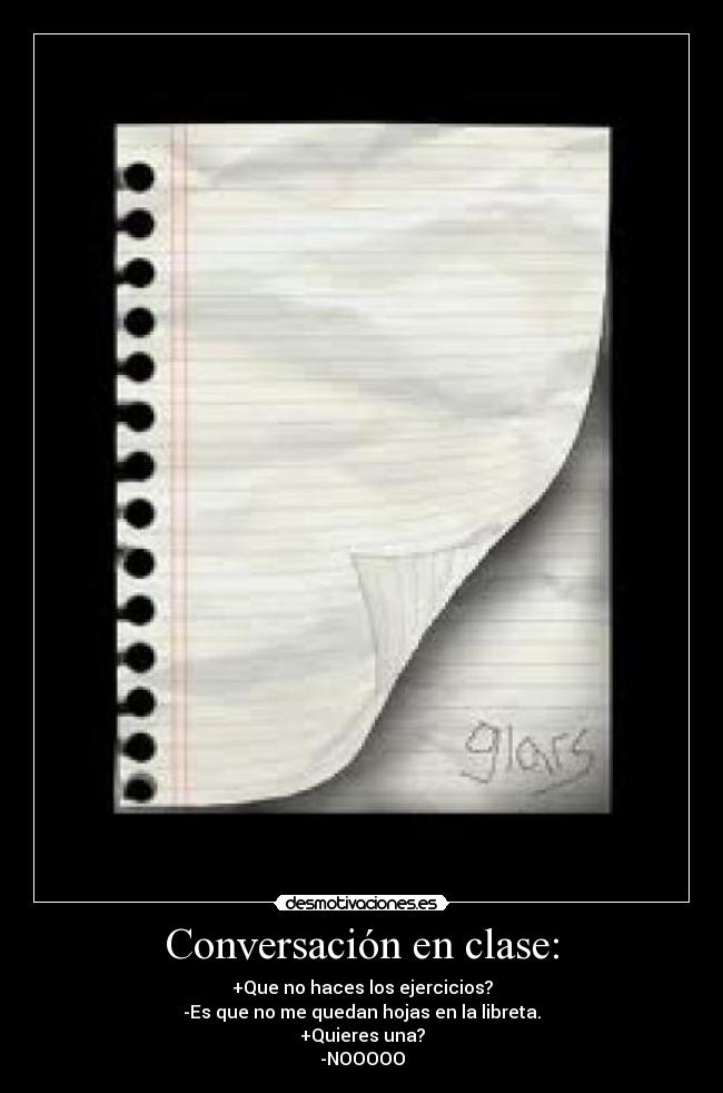 Conversación en clase: - 