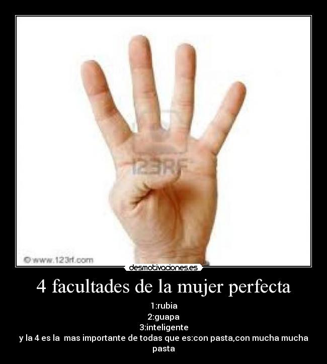 4 facultades de la mujer perfecta -