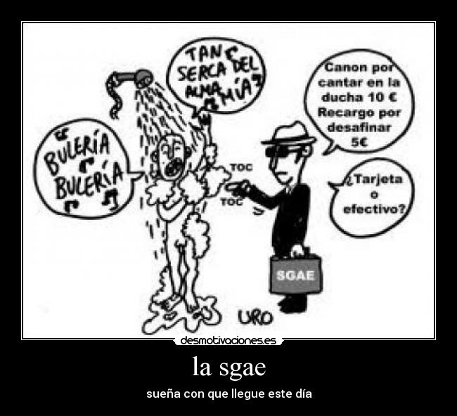 carteles sgae desmotivaciones