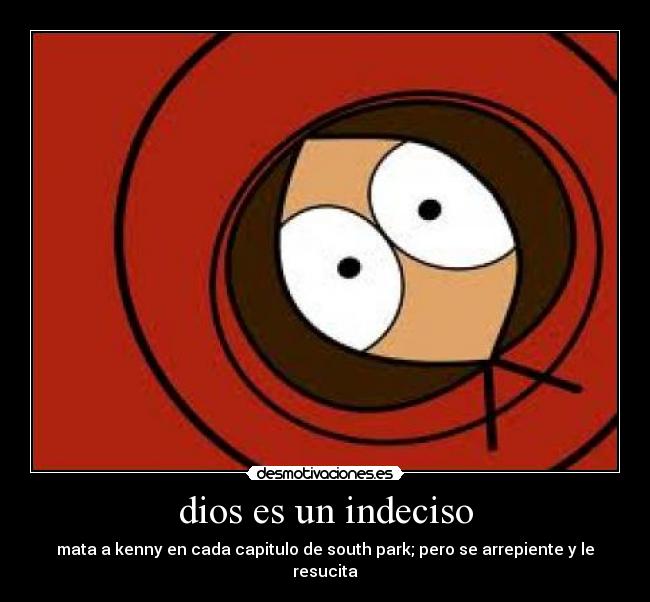 dios es un indeciso - 